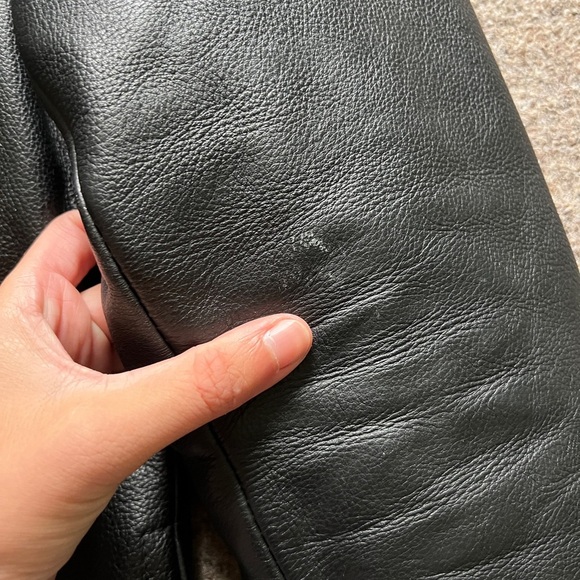 First Classics Black Leather Motorcycle Biker Jacket Women’s M Removable Lining - Picture 12 of 16